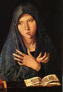 Virgin of the Annunciation fvv Antonello da Messina